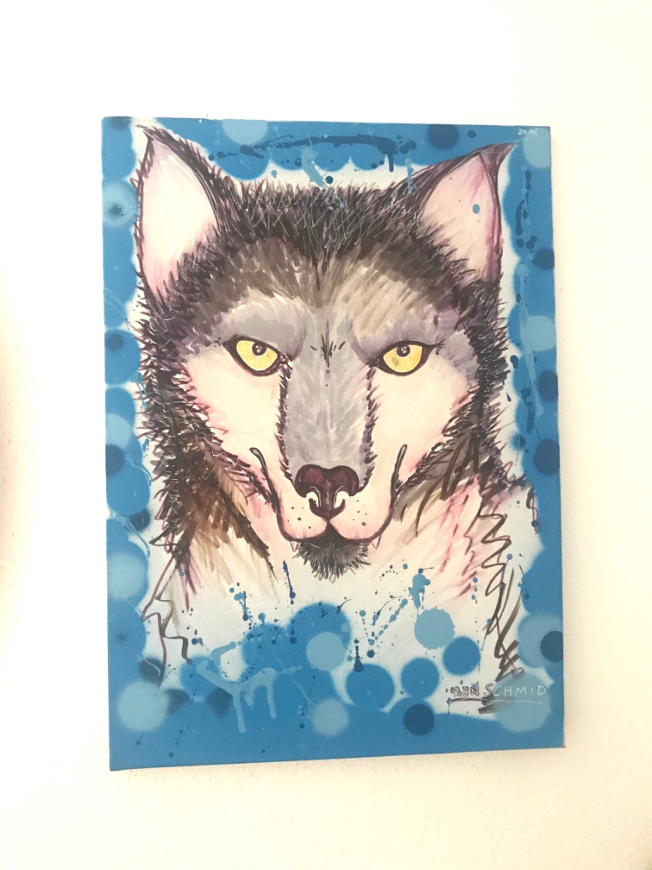 artigall: Wolf Painting skywalker